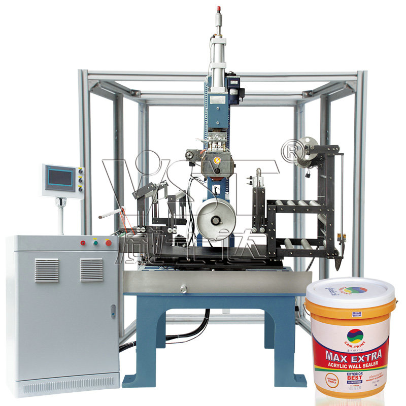 VST brand automatic heat transfer printing machine for conic pail